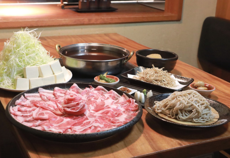 芋豚のネギしゃぶコース