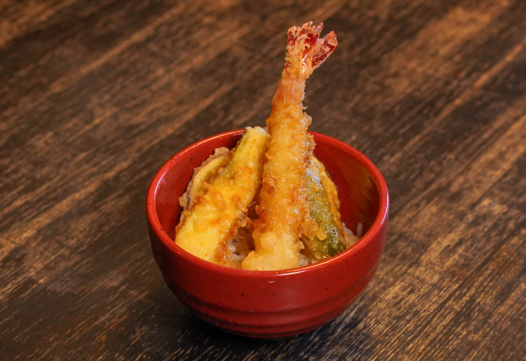 B:揚げたて ミニ天丼セット