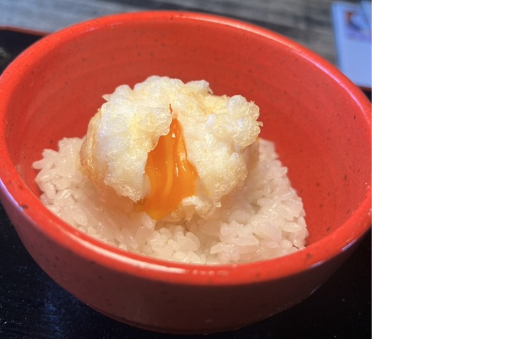 揚げたて 半熟天たまご飯セット（蕎麦の価格は別）