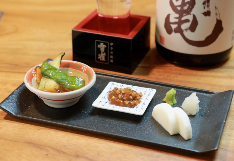 黑船そば前三点盛り