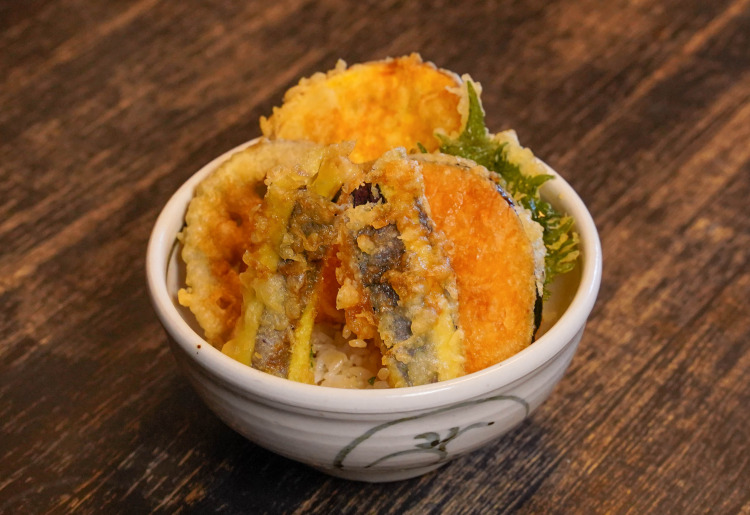 【ディナー限定】そば屋の野菜天丼